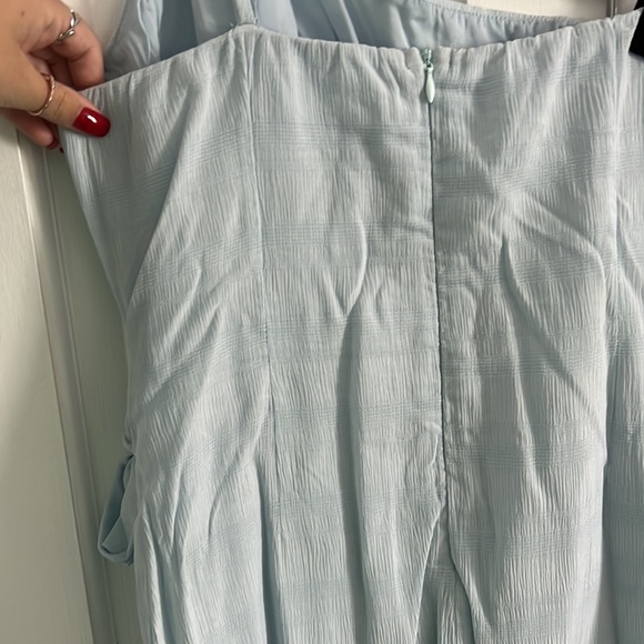 Hello Molly Linen Wrap One Shoulder Dress NWOT - Picture 4 of 6